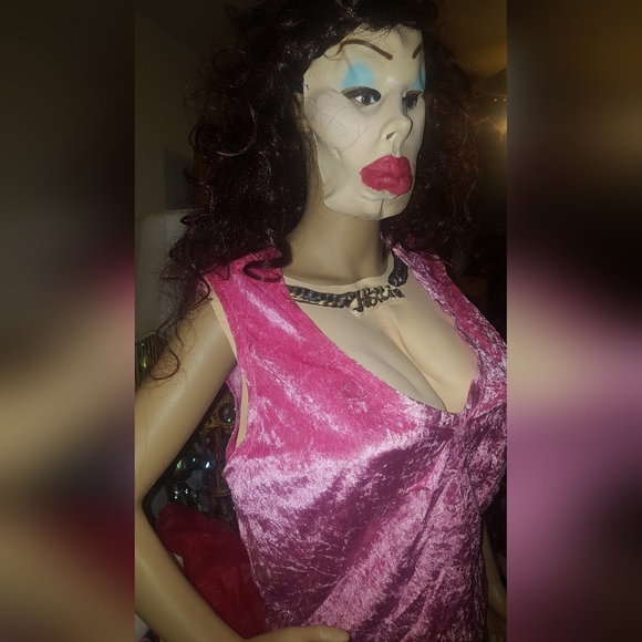 ez-2b in character plastic botchery adult Botched Plastic Surgery Mask & Top.3pc - Picture 3 of 16